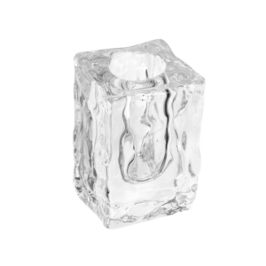 Świecznik szklany ICE CUBE 5,5cm RAVI